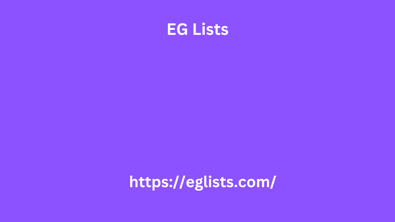 EG Lists