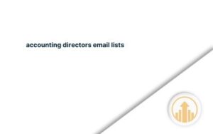 accounting directors email lists