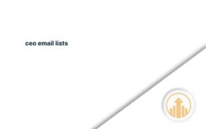 ceo email lists