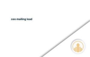 ceo mailing lead