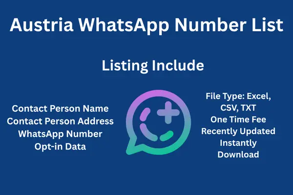 Austria whatsapp number list