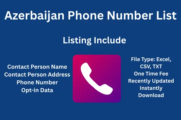 Azerbaijan phone number list