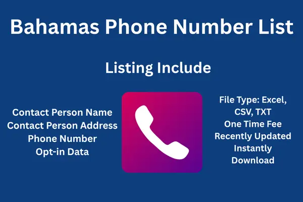 Bahamas phone number list