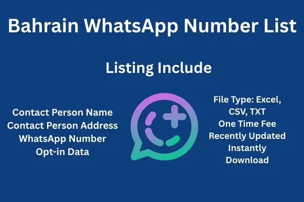 Bahrain whatsapp number list