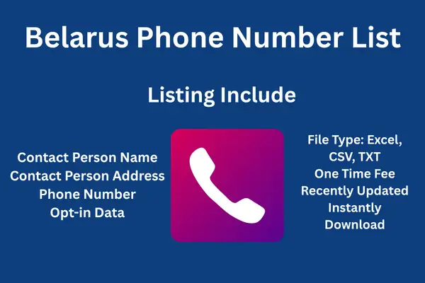 Belarus phone number list