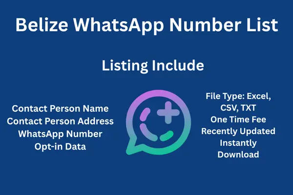Belize whatsapp number list