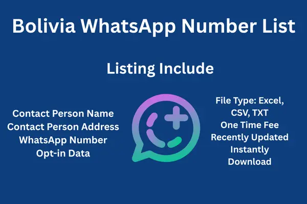 Bolivia whatsapp number list
