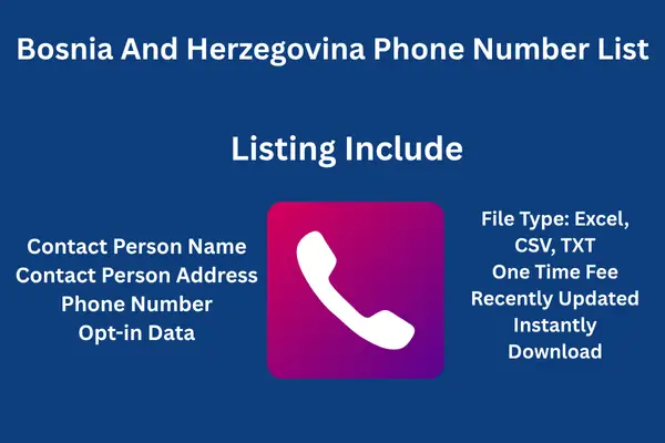Bosnia And Herzegovina phone number list