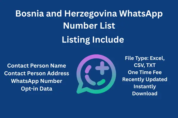 Bosnia and Herzegovina whatsapp number list