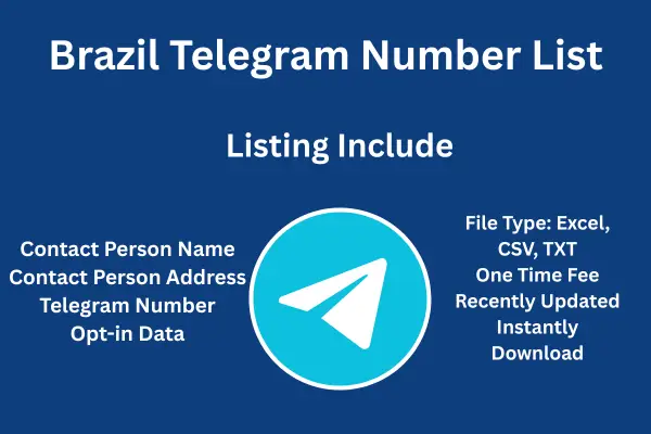 Brazil telegram number list