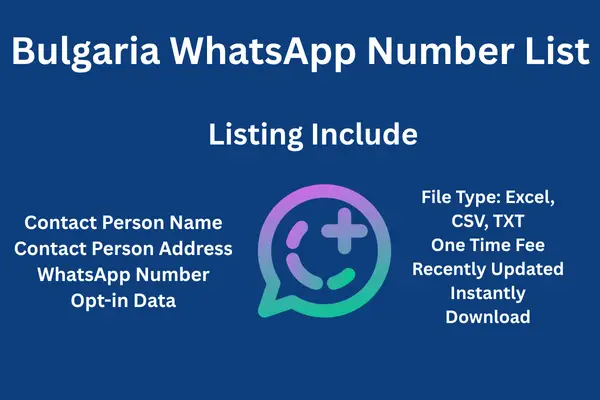 Bulgaria whatsapp number list