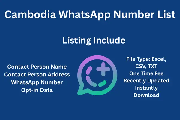 Cambodia whatsapp number list