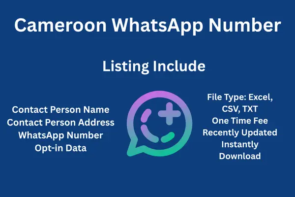 Cameroon whatsapp number list