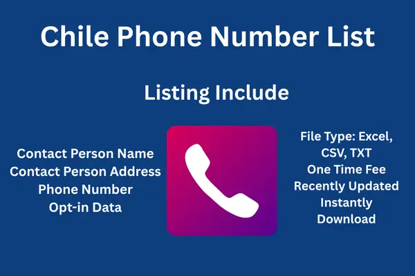Chile phone number list