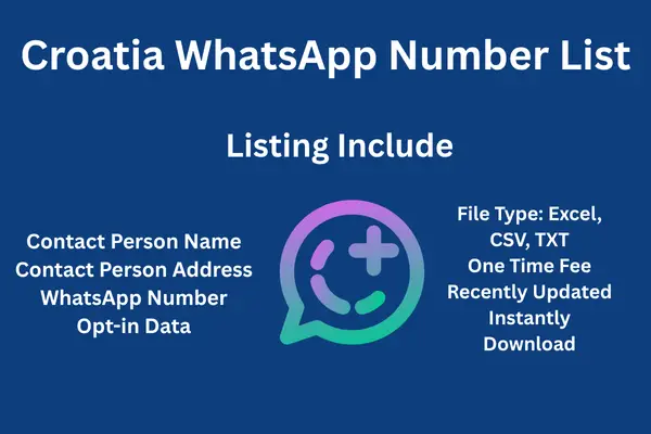 Croatia whatsapp number list