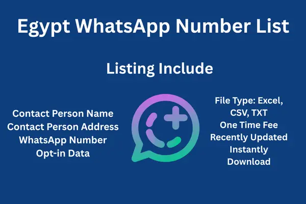 Egypt whatsapp number list