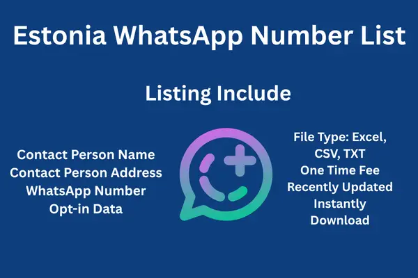 Estonia whatsapp number list