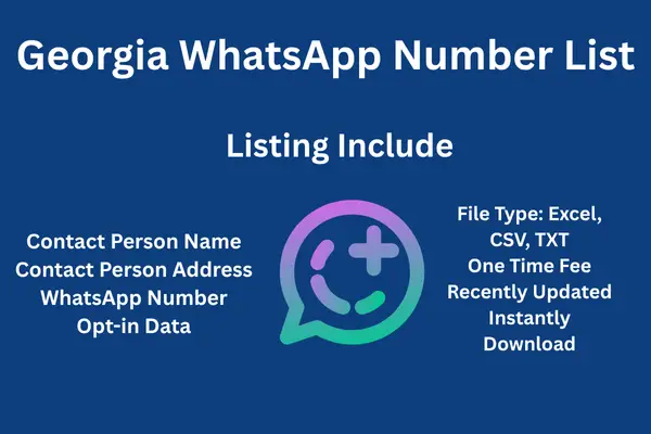 Georgia whatsapp number list