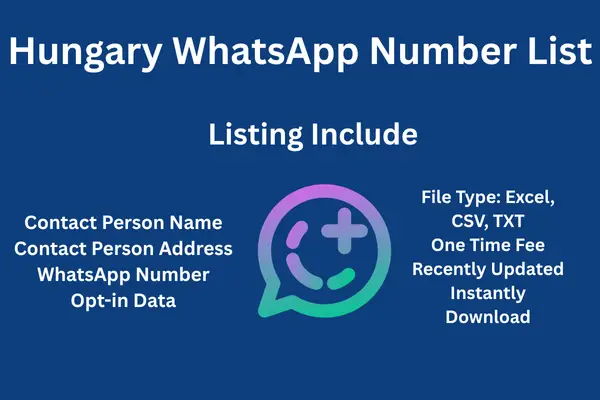 Hungary whatsapp number list