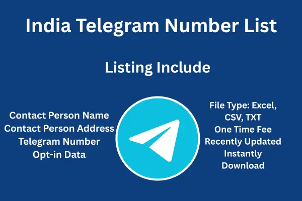 India telegram number list