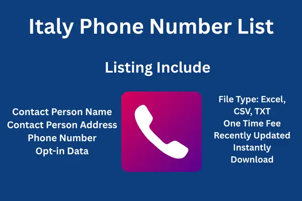 Italy whatsapp number list