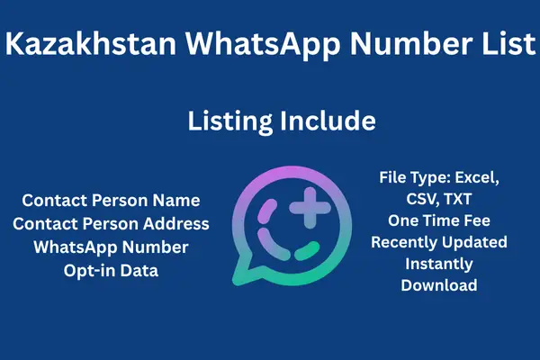 Kazakhstan whatsapp number list
