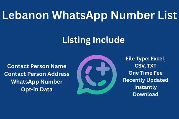 Lebanon whatsapp number list