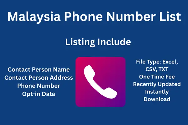 Malaysia phone number list