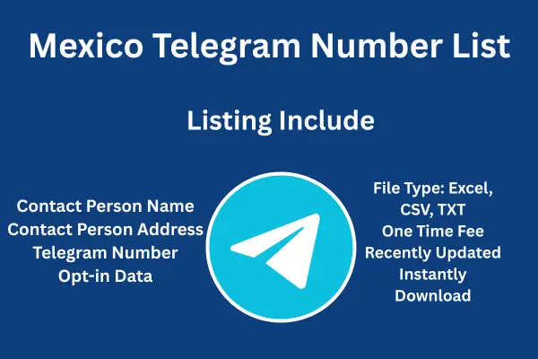 Mexico telegram number list
