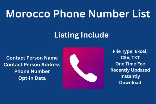 Morocco phone number list