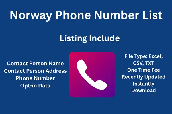 Norway phone number list