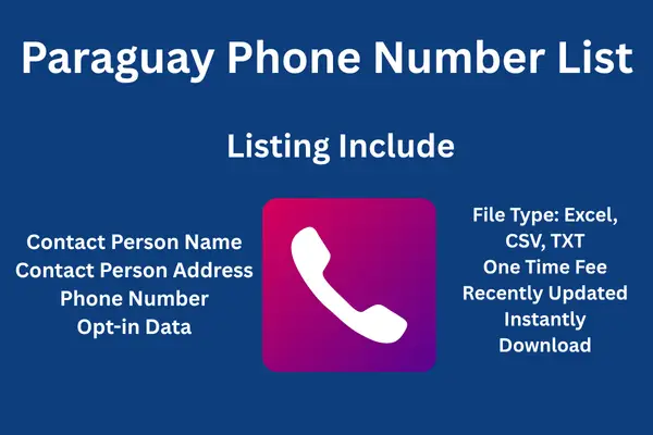 Paraguay phone number list