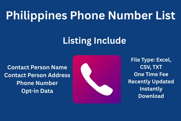 Philippines phone number list