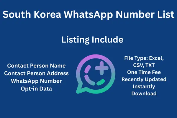 South Korea whatsapp number list