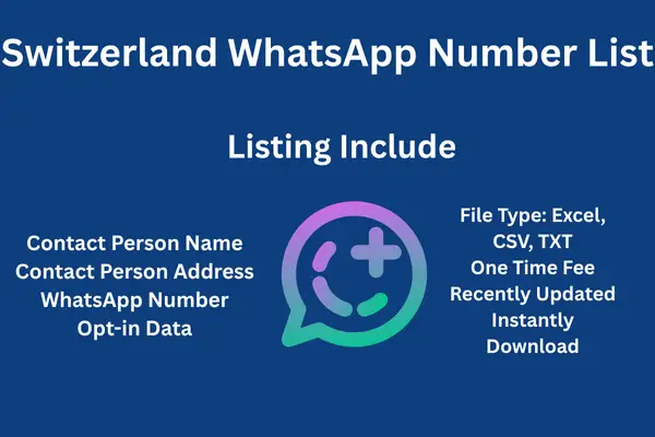 Switzerland whatsapp number list