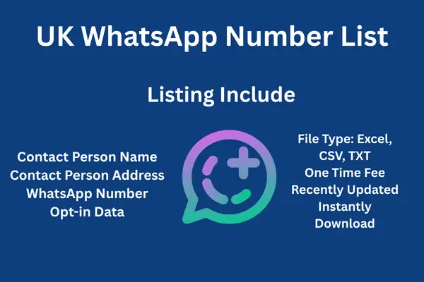 UK whatsapp number list