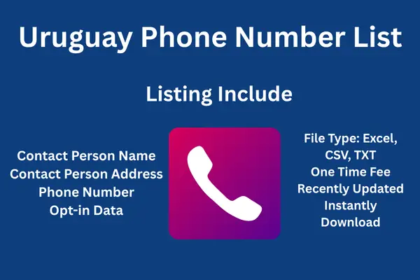 Uruguay phone number list