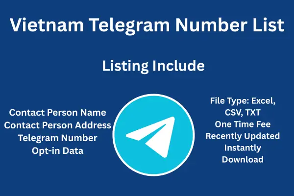 Vietnam telegram number list