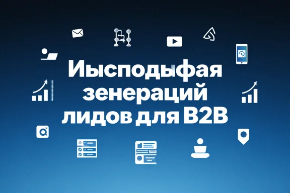 Исходящая генерация лидов для B2B